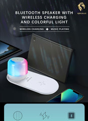 Night Light Charger 3 In 1 With Bedside Lamp