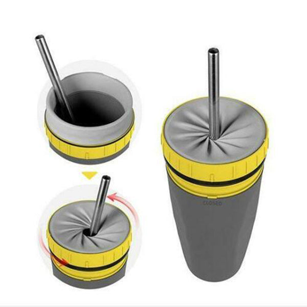 No Cover Twist Cup Travel Portable Cup