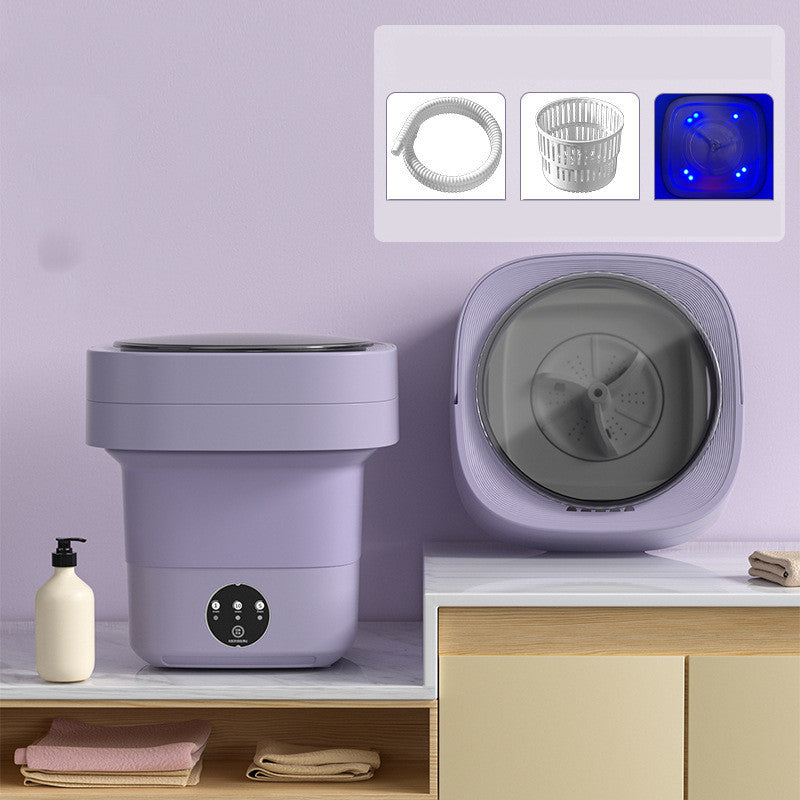 Mini Foldable Washing Machine | Portable Mini Socks Underwear Panties Washing Machine