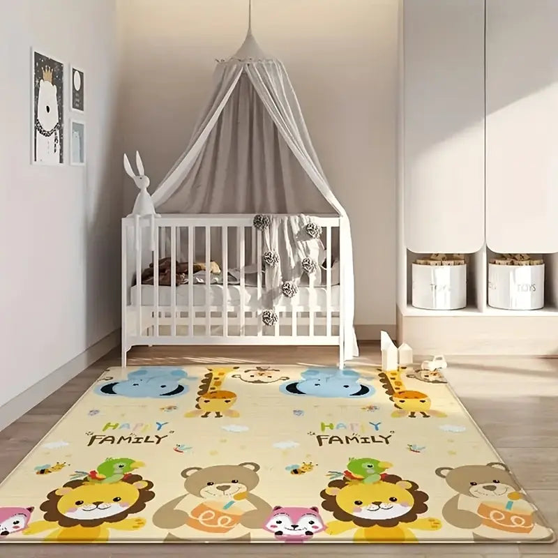 Double-Sided Foldable Playmat for Tots