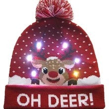 Christmas LED Beanies