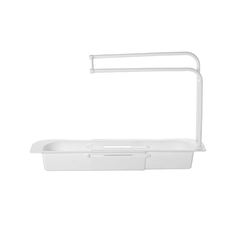 Telescopic Sink Rack Holder Expandable Storage Drain Basket