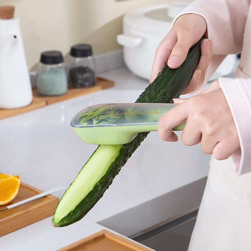 Storage Type Peeling Knife With Storage Tube