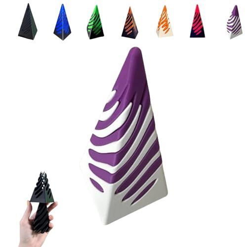 Pyramid Crossing Sculptured Ornaments Decoration