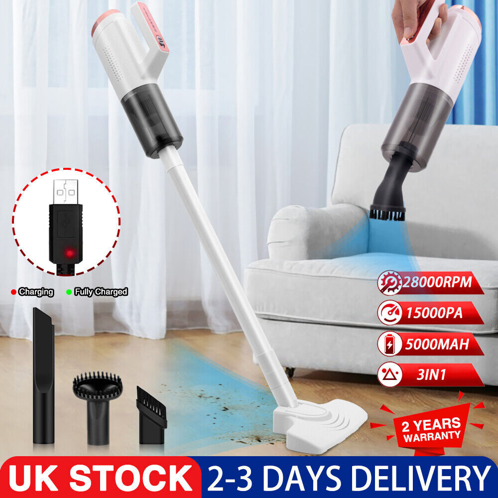 Cordless Stick Vacuum Cleaner Wireless Upright  Anti Hair Wrap