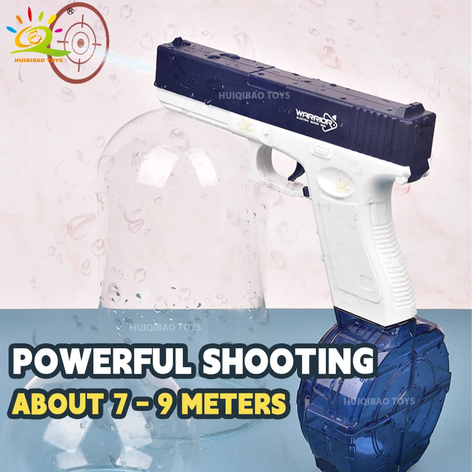 Water Gun Electric Glock Pistol Shooting Game Fun