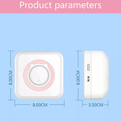 Mini Thermal Printer Smart Pocket Portable Label Sticker Printer 57mm Photo Printing Wireless BT 200dpi Android IOS HD Printers