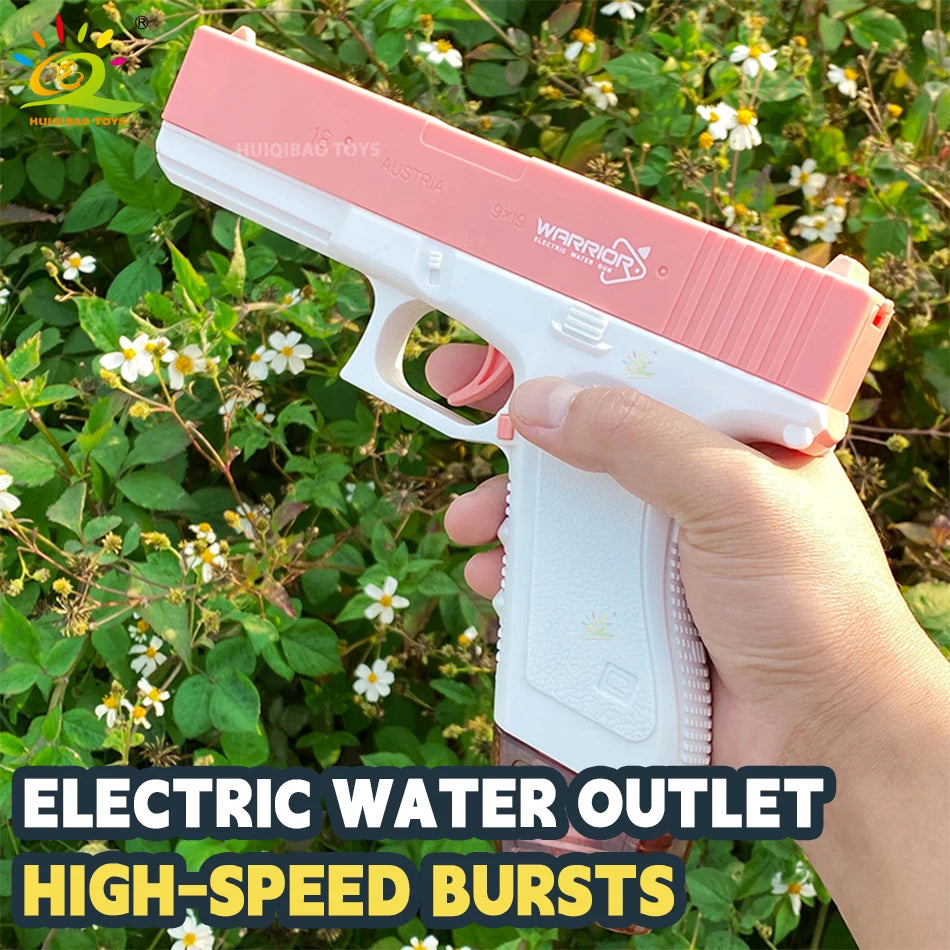 Water Gun Electric Glock Pistol Shooting Game Fun