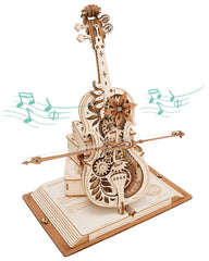 Magic Cello Mechanical Music Box Moveable 3D Puzzle