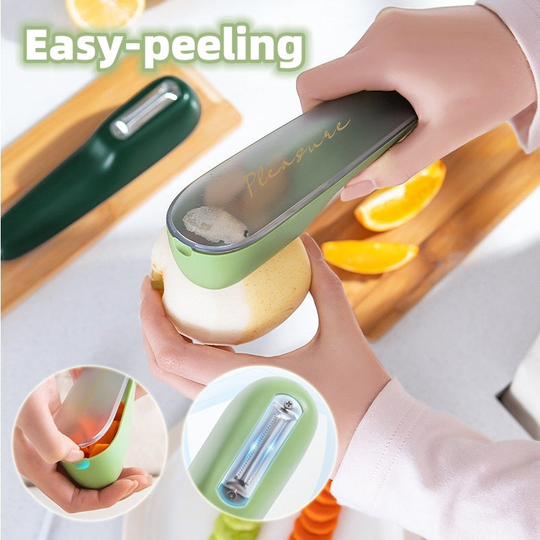 Storage Type Peeling Knife With Storage Tube