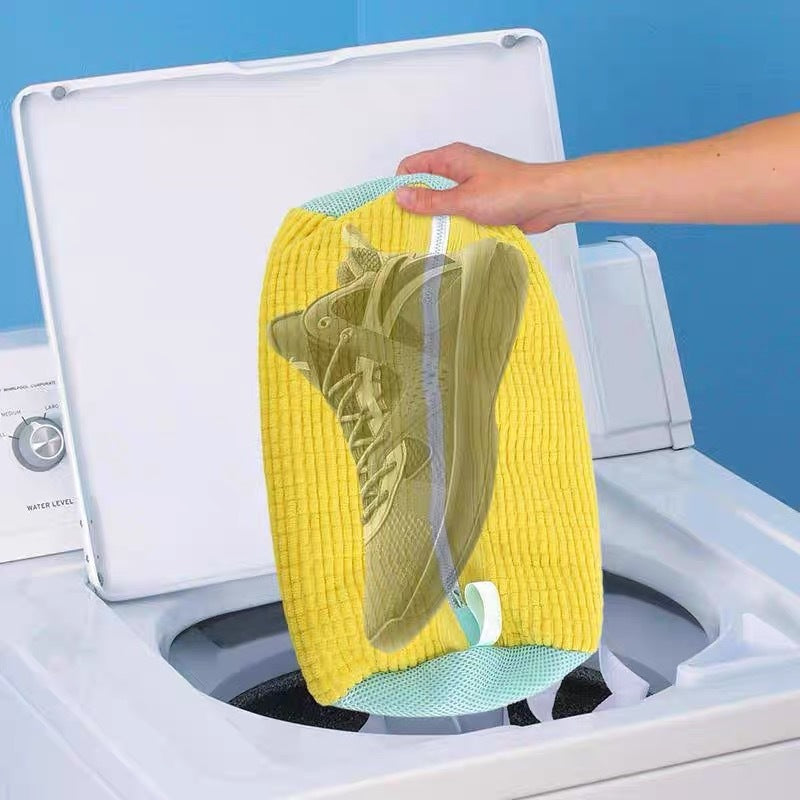 Shoes Laundry Bag | Bag For Washing Machine Reusable Zipper Shoe Washing Bag