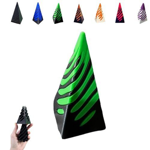 Pyramid Crossing Sculptured Ornaments Decoration