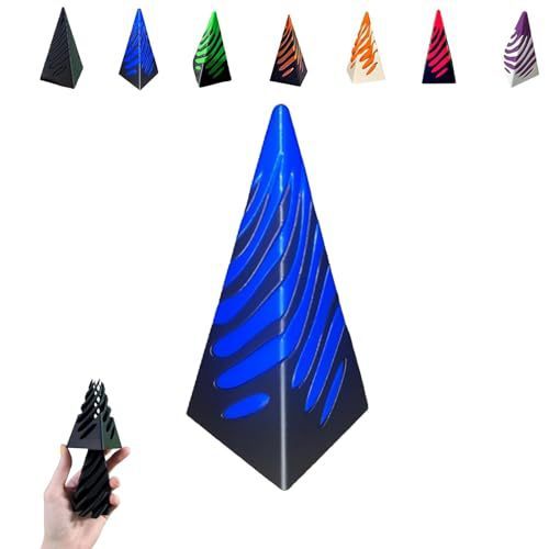 Pyramid Crossing Sculptured Ornaments Decoration