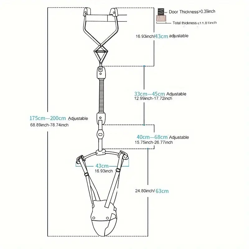 Walking Harness with Comfort Seat