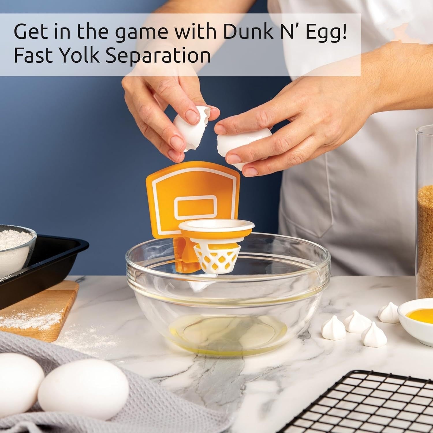 Dunk N' Egg Yolk Separator