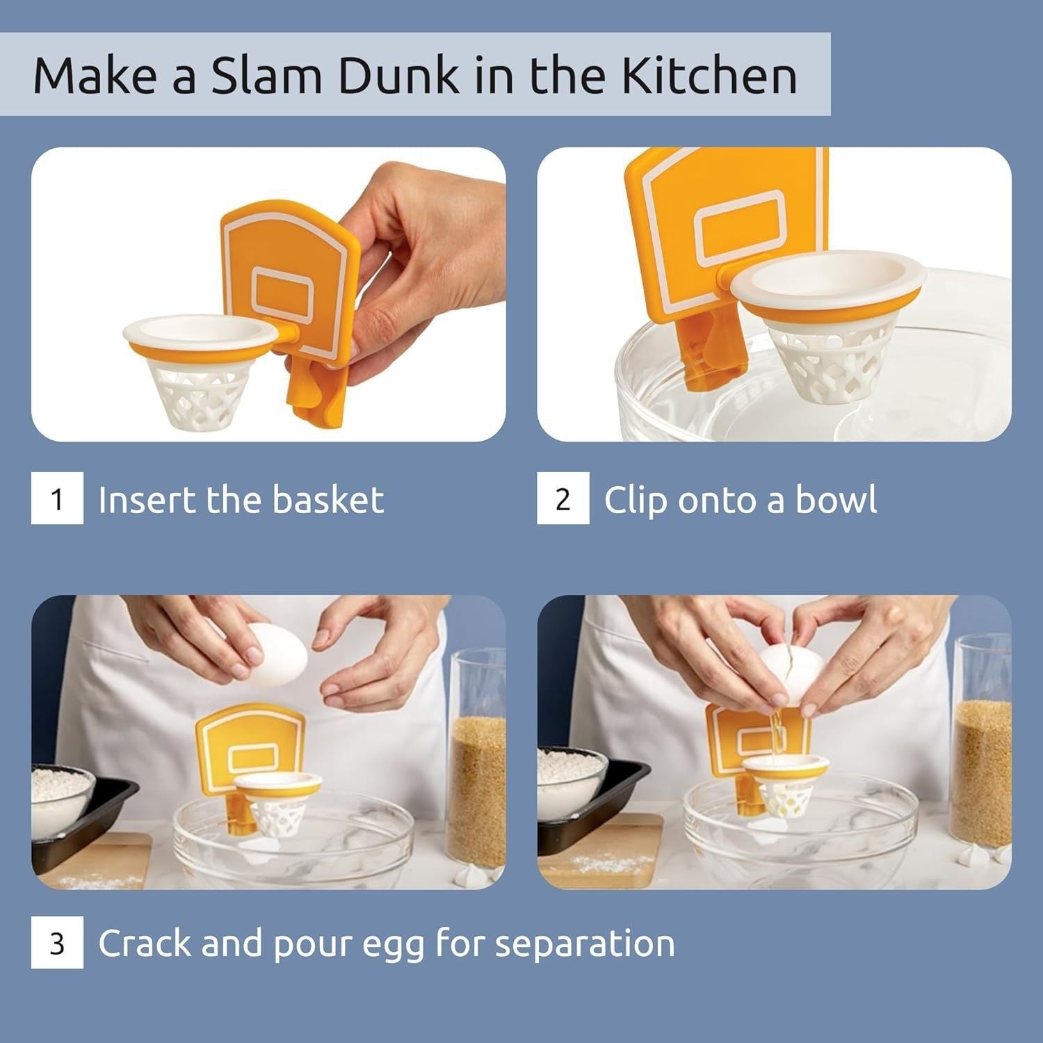 Dunk N' Egg Yolk Separator