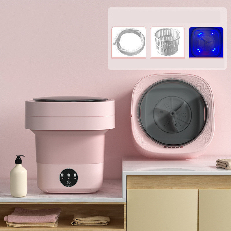 Mini Foldable Washing Machine | Portable Mini Socks Underwear Panties Washing Machine