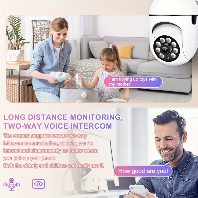 High-Definition Wi-Fi Intelligent Home Safety Camera