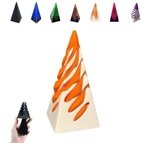 Pyramid Crossing Sculptured Ornaments Decoration